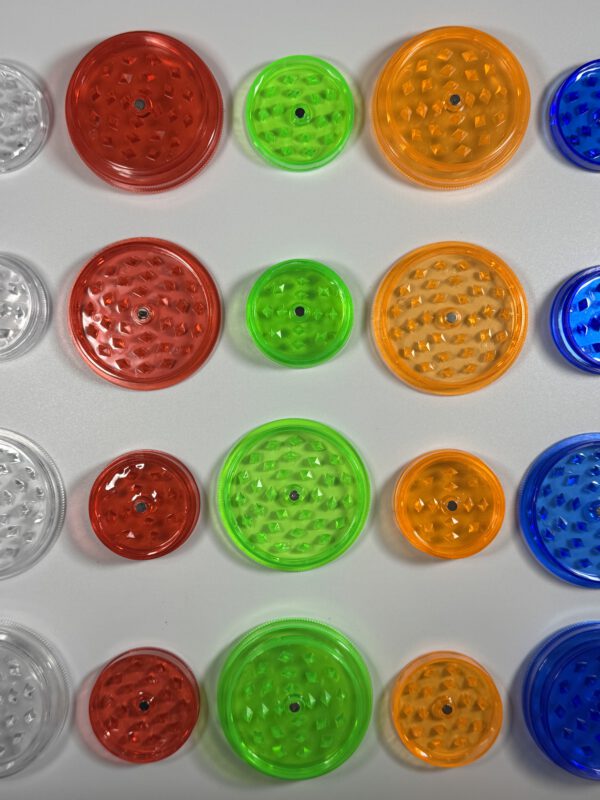 PACK DE 10 GRINDER EN PLASTIQUE GRAND